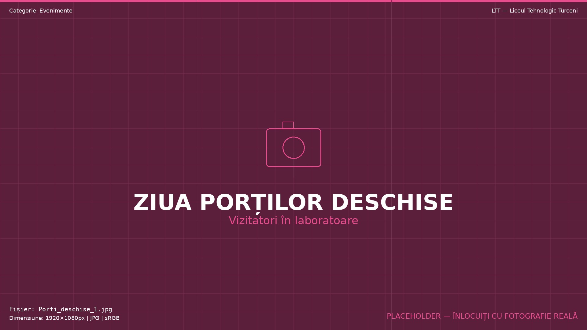 Ziua Porților Deschise — 25 ianuarie 2026